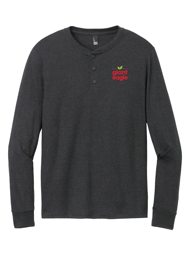 Embroidered Giant Eagle Black Henley