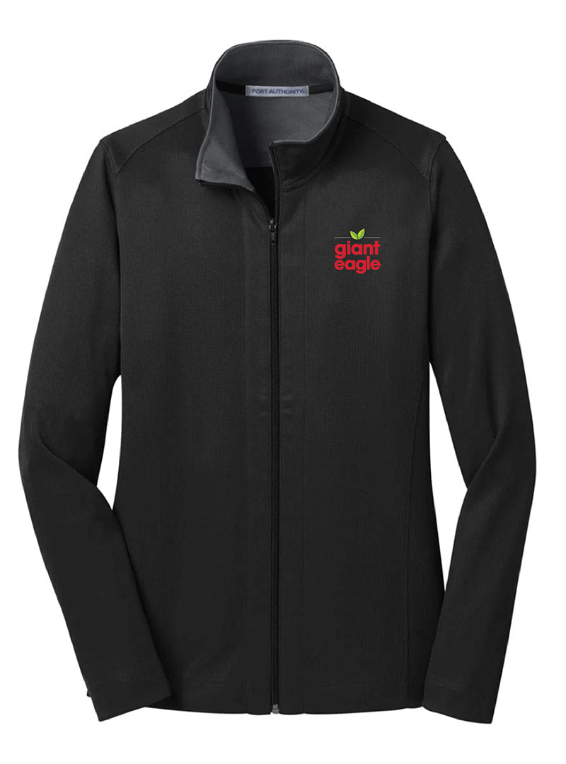 Giant Eagle Embroidered Black/Iron Grey Women's Full Zip