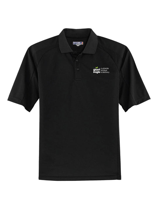 Embroidered Curbside Black Polo