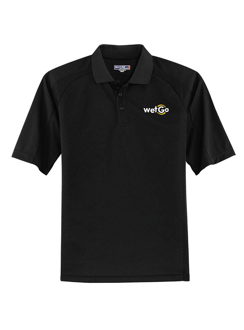 Embroidered WetGo Black Polo