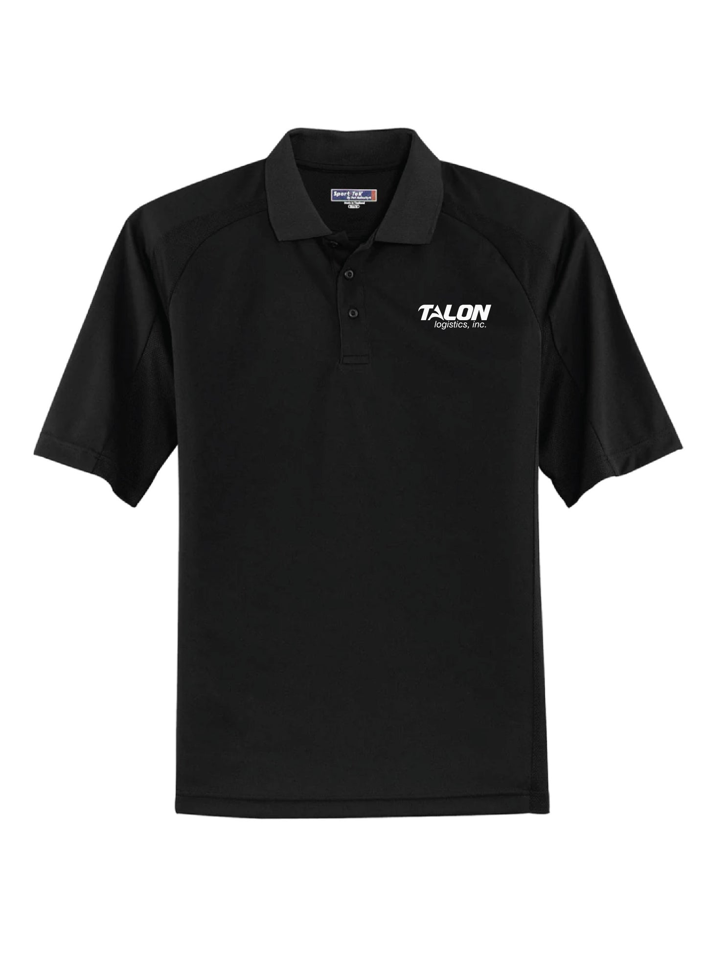 Embroidered Talon Black Polo