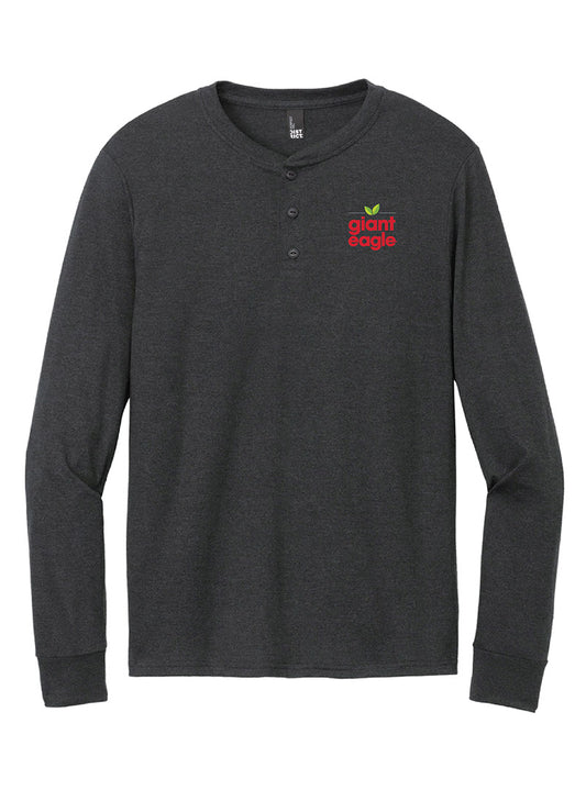 Embroidered Giant Eagle Black Henley