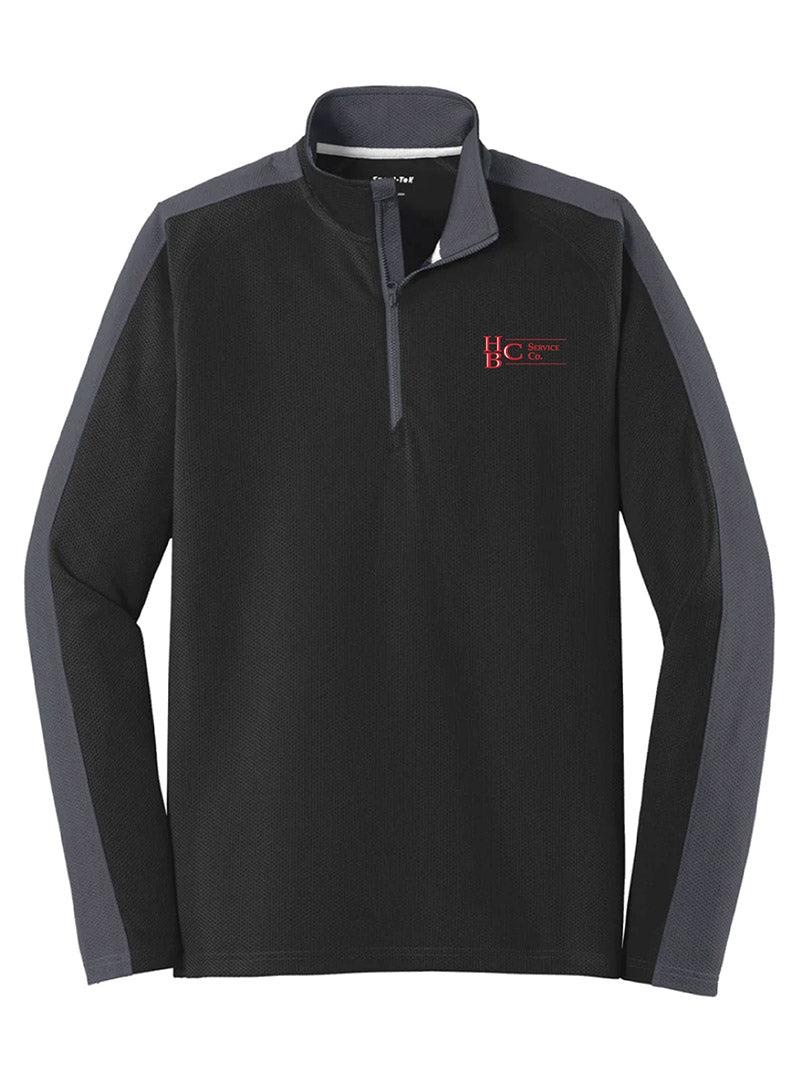 HBC Embroidered Black/Iron Grey Quarter Zip