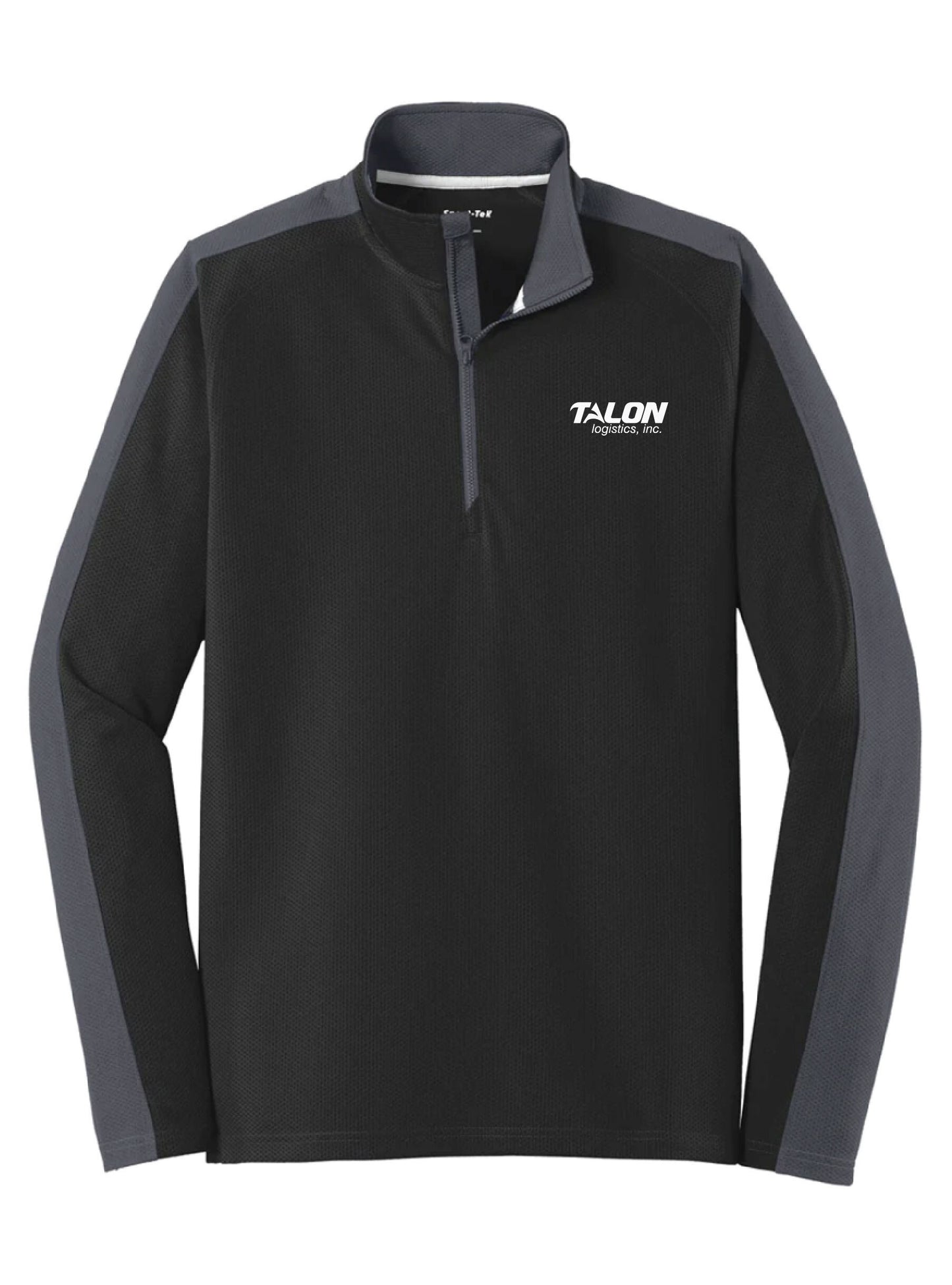 Talon Embroidered Black/Iron Grey Quarter Zip