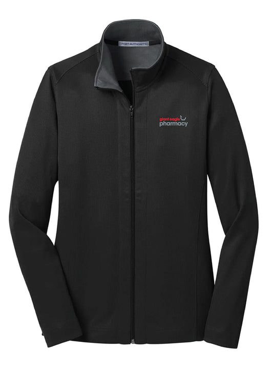 Pharmacy Embroidered Black/Iron Grey Women's Full Zip