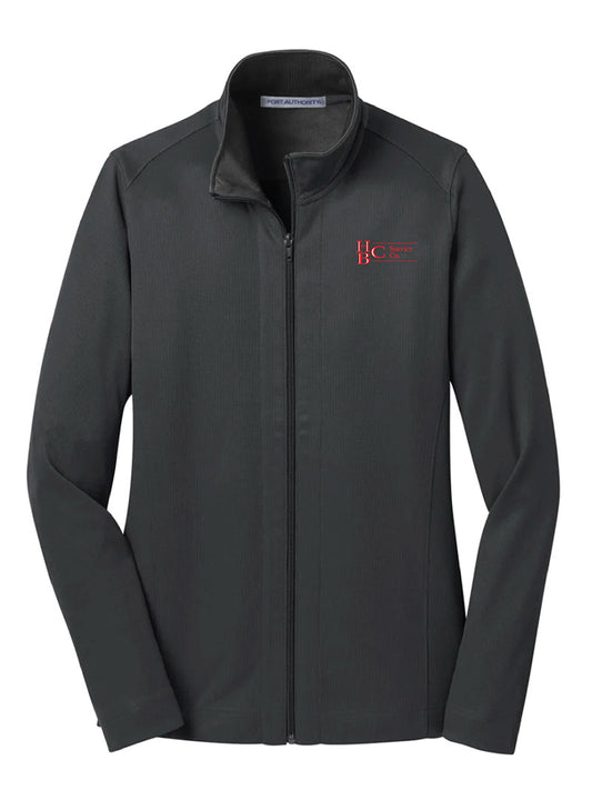 HBC Embroidered Iron Grey/Black Women's Full Zip