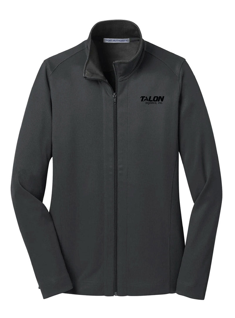 Talon Embroidered Iron Grey/Black Women's Full Zip