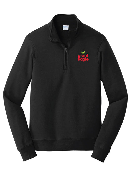 Giant Eagle Embroidered Jet Black Pullover Sweatshirt