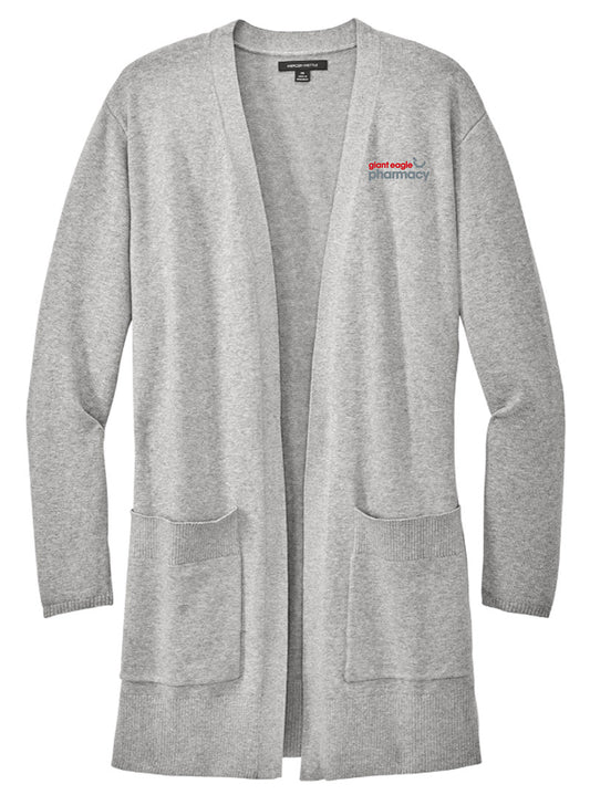 Pharmacy Embroidered Grey Heather Cardigan