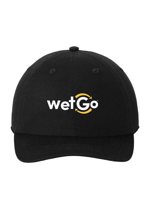 Embroidered WetGo Black Hat