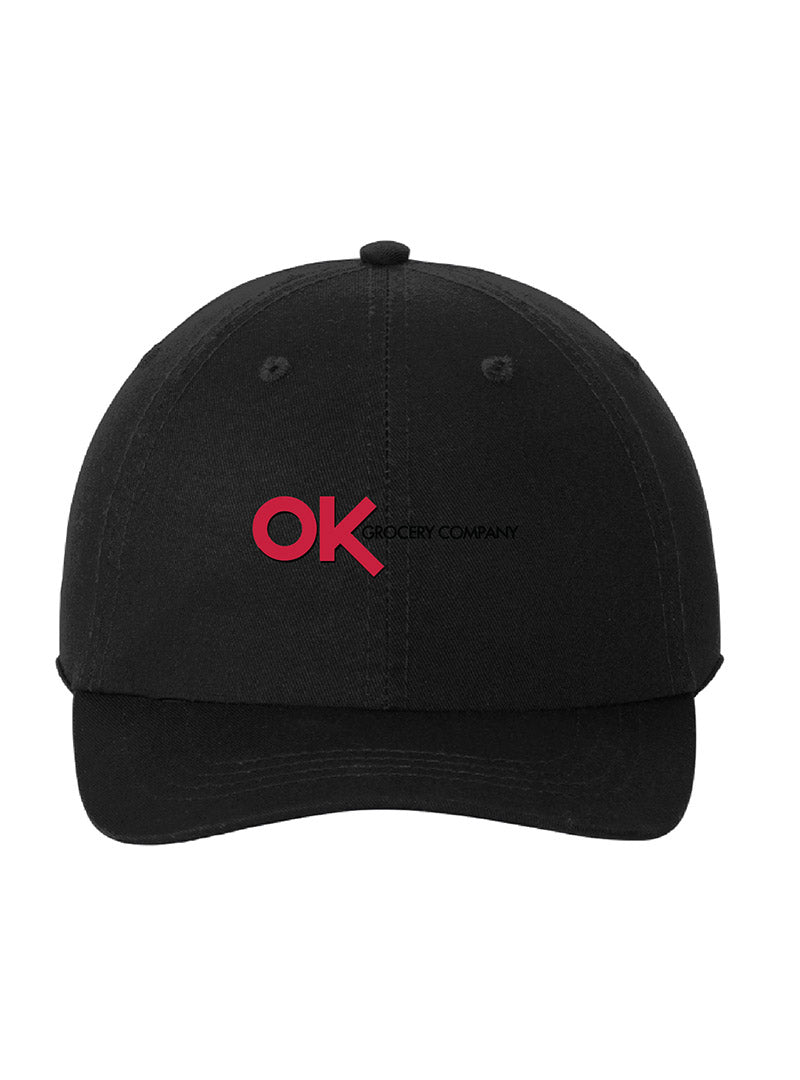 Embroidered OK Grocery Black Hat