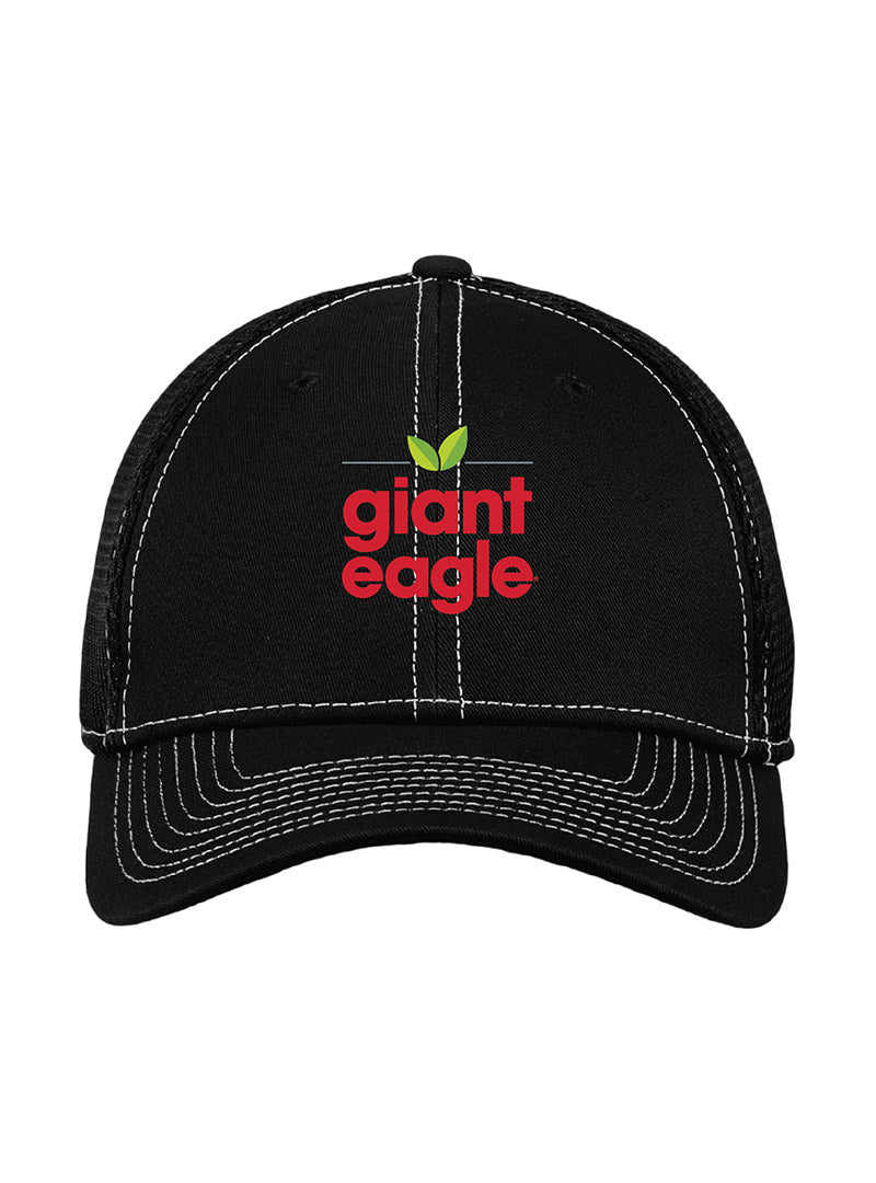 Giant Eagle Embroidered Black/White Hat