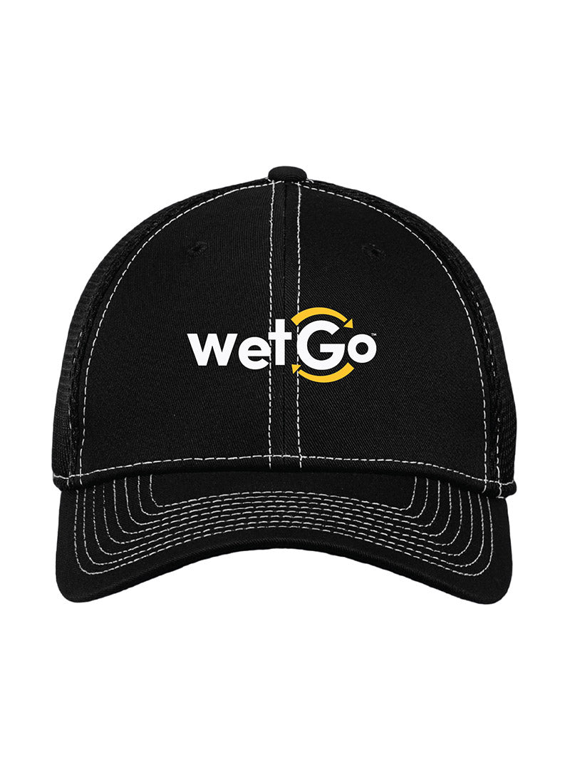 WetGo Embroidered Black/White Hat