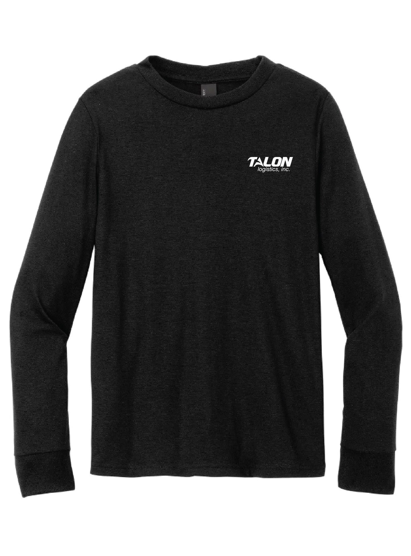 Talon Embroidered Youth Black Long Sleeve