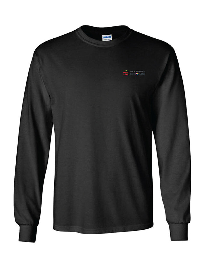 Care Fund Black Long Sleeve Tee