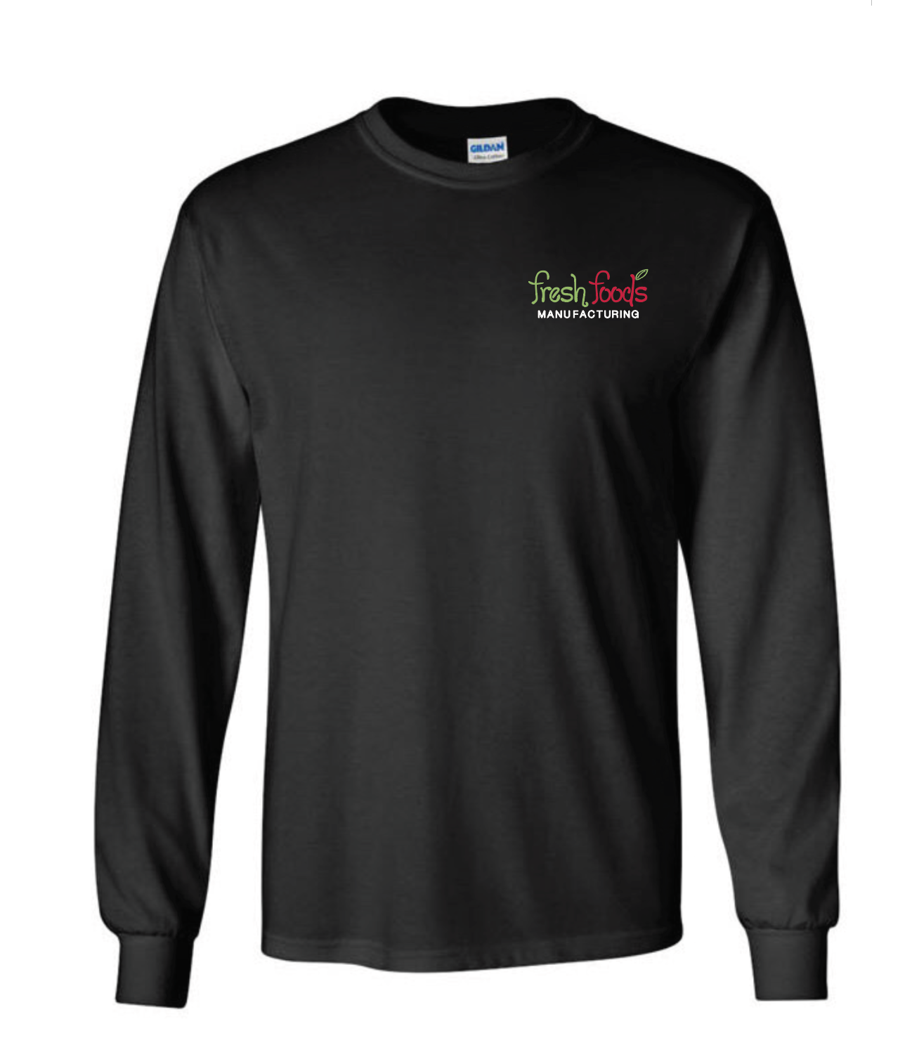 Fresh Foods Black Long Sleeve Tee