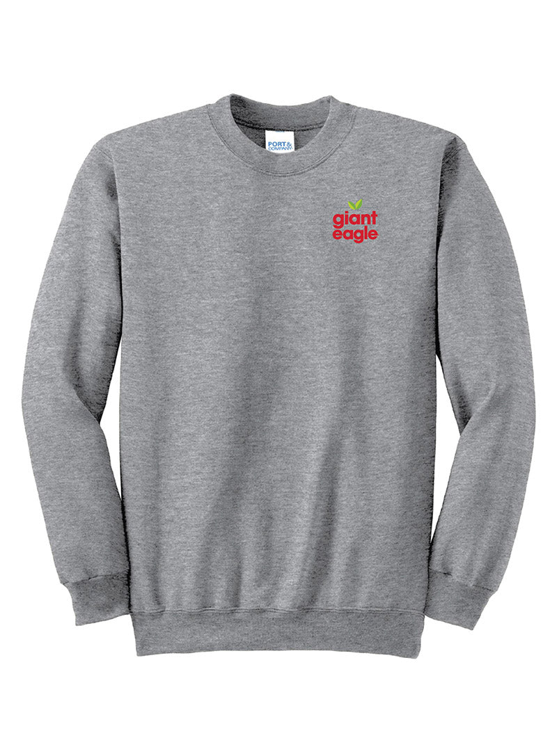 Embroidered Giant Eagle Athletic Heather Crewneck