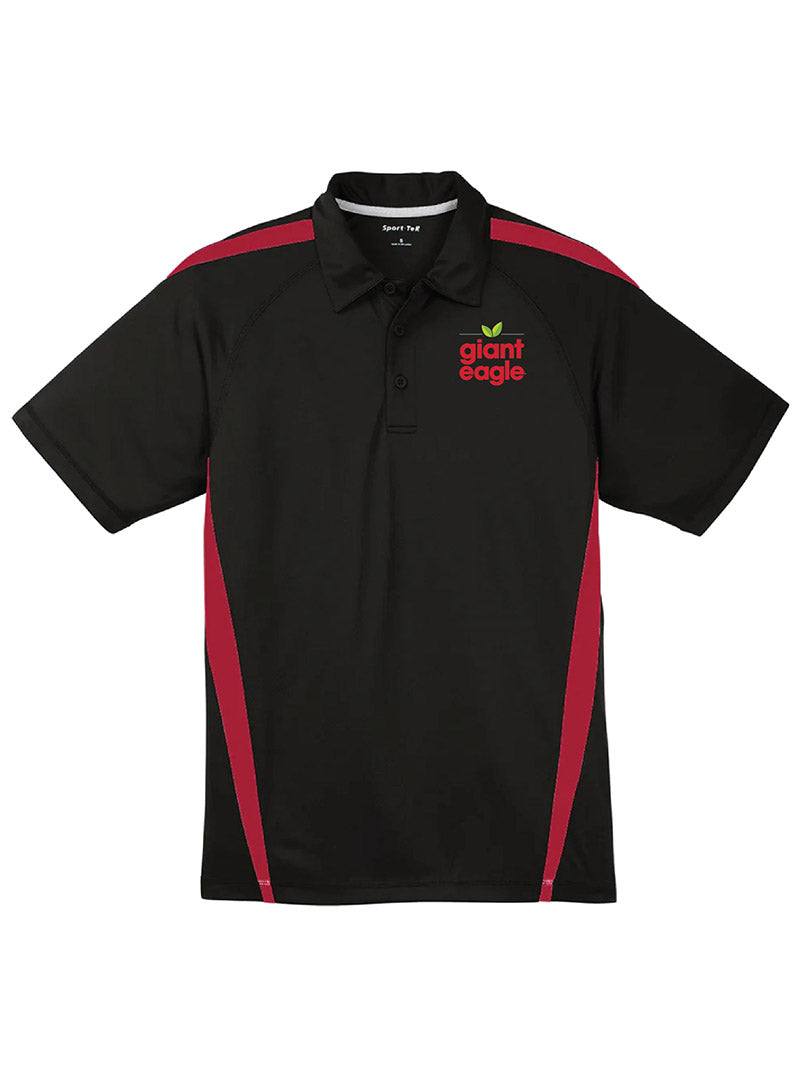 Embroidered Giant Eagle Black/Red Polo