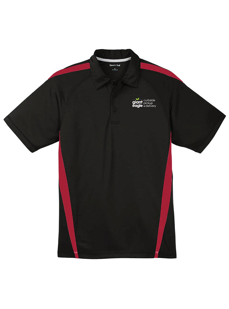 Embroidered Curbside Black/Red Polo