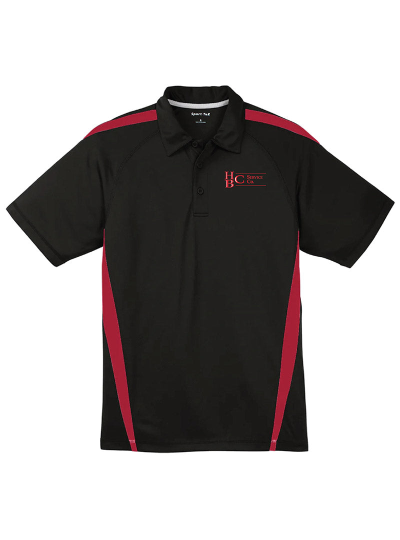 Embroidered HBC Black/Red Polo