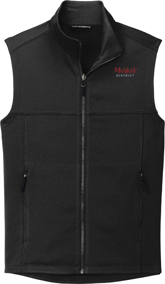 Embroidered Market District Fleece Vest